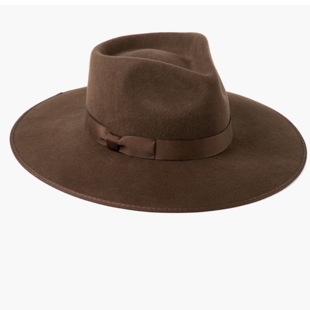 Lack Of Color Wide Brim Fedora in Dark Brown - Picture 7 of 15